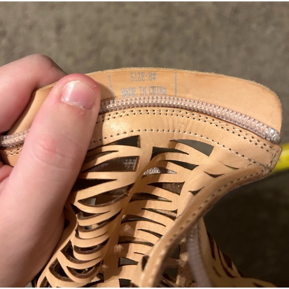 Jeffrey Campbell Tan Gladiator Sandals - Picture 6 of 6